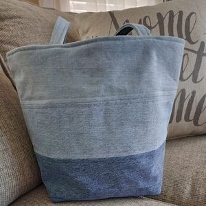 Denim tote bag